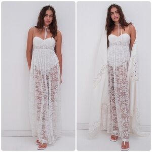 NEW! For Love & Lemons Lorena Maxi Dress